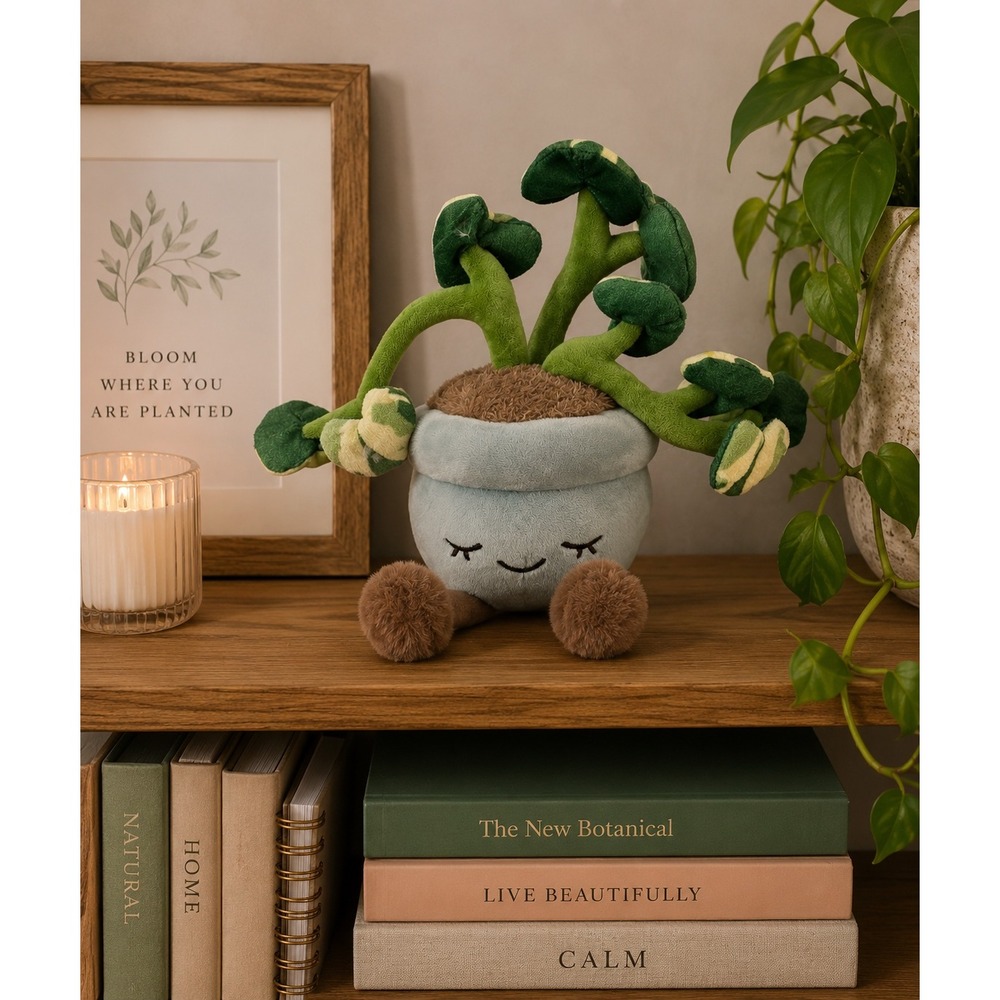 Russ Greenhouse Chloe Pothos Plant Plush Stuffed Animal Kawaii Succulent Flower